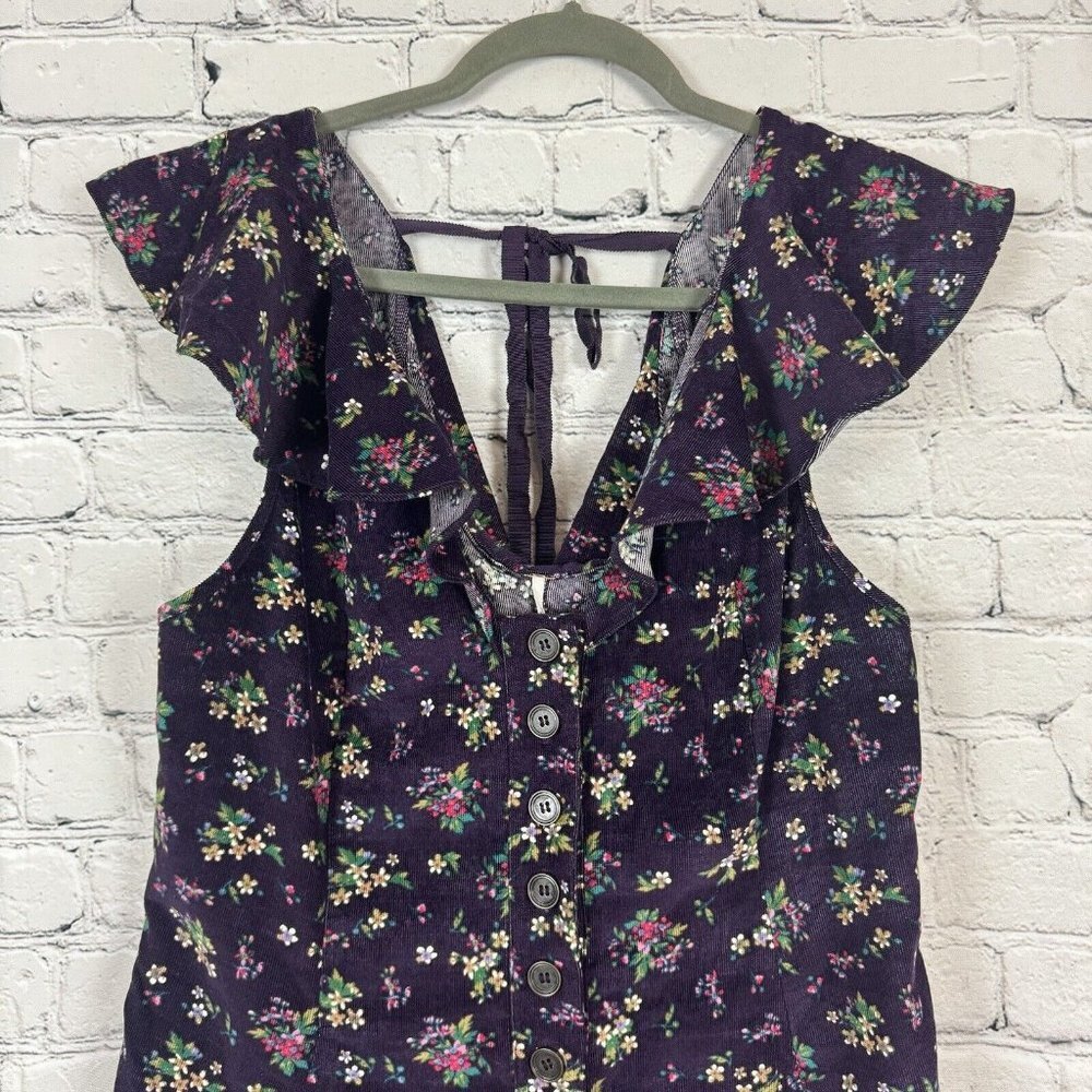 Floral Ruffle Sleeve Jumpsuit - Picture 6 of 12
